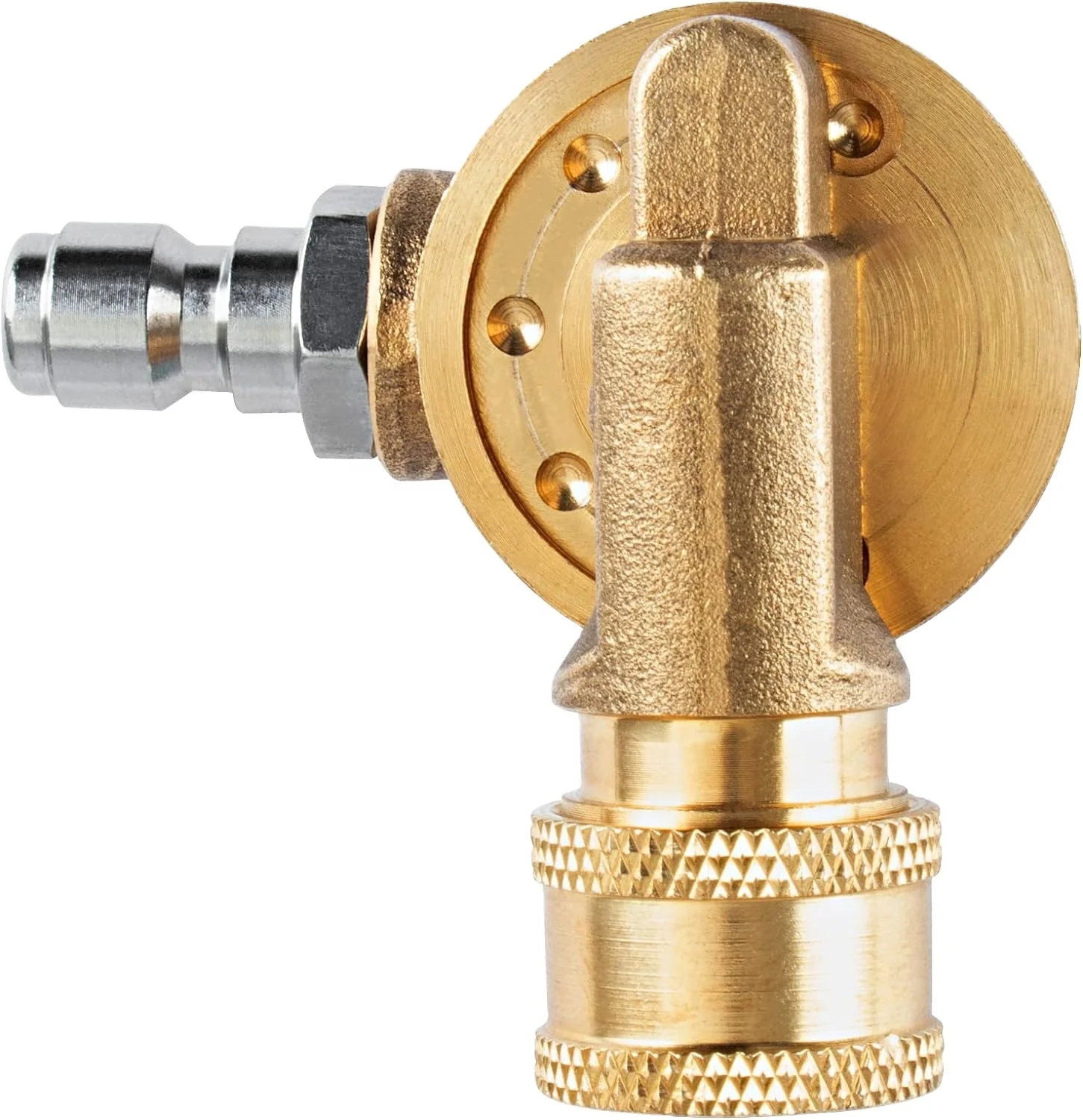 Pivoting Coupler Kit for Pressure Washer, Pressure Washer Tips and Quick Connect Pivot Adapter Coupler with 7 Rotation Angles, S