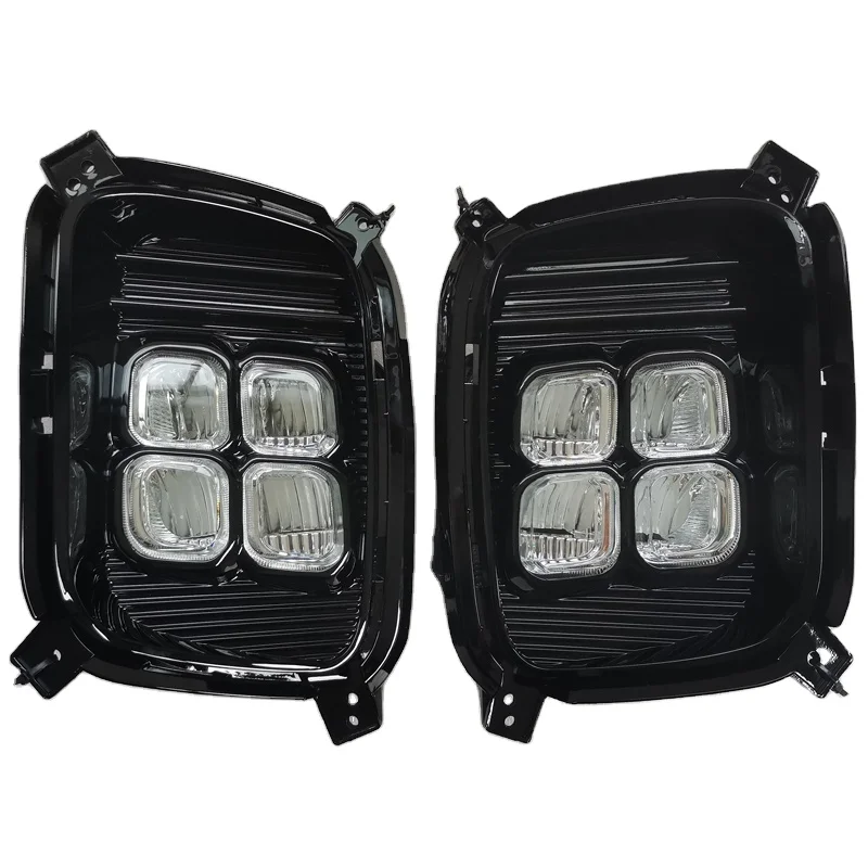 Daytime Running Lights For Kia Sorento 2012 2013 2014 12V ABS LED DRL Fog Lamps Cover Driving Lights Accessories