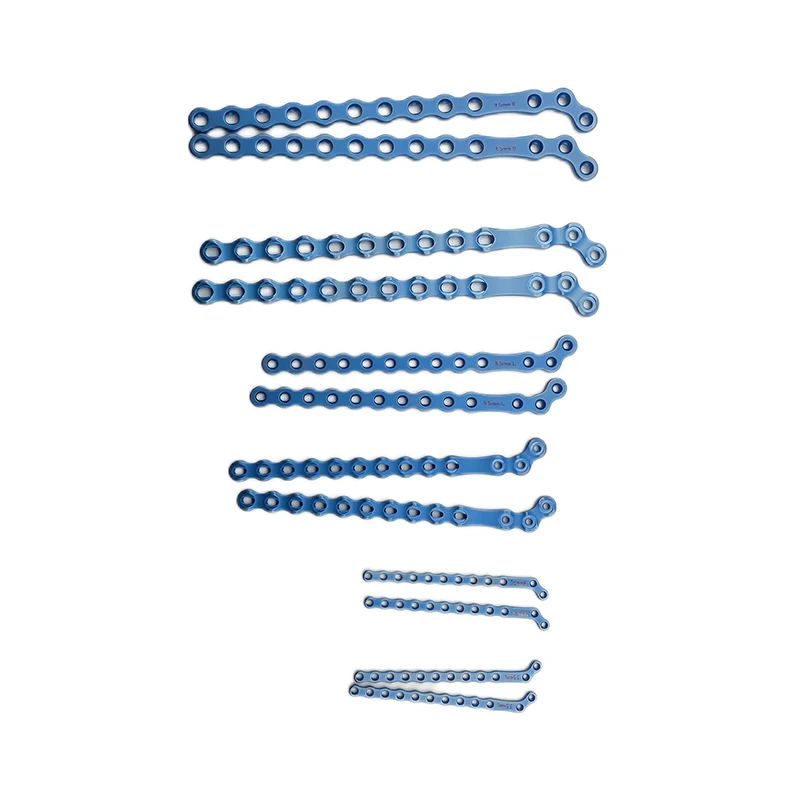 L Type ALPS Veterinary Orthopedic Implants 6.5 7.5 8mm Titanium Bone Plate Plasticity For Pet Surgery