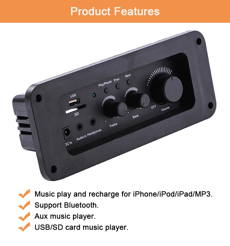 Hot Selling Hifi Audio System Speakers Touch Screen Car Audio System For Sofa Coffee Table Bed