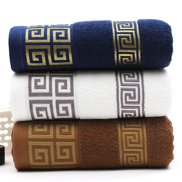 Wholesale Luxury Custom Logo Quick Dry 100% Cotton Fabric Hotel Soft Large White Face Hand Hair Towels Bath Towel Set For Hair