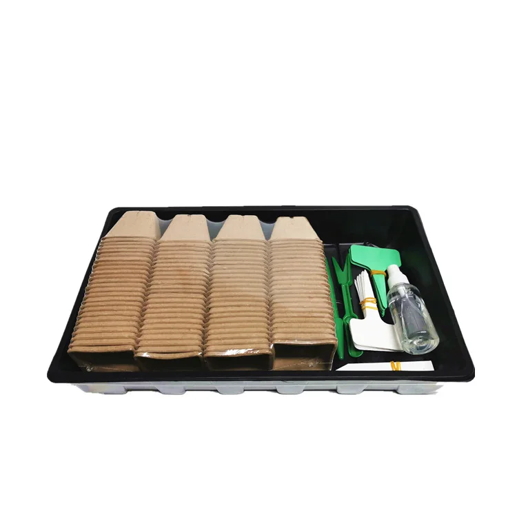 New product horticultural cultivation seed  incubator nursery box pulp nursery cup combination set