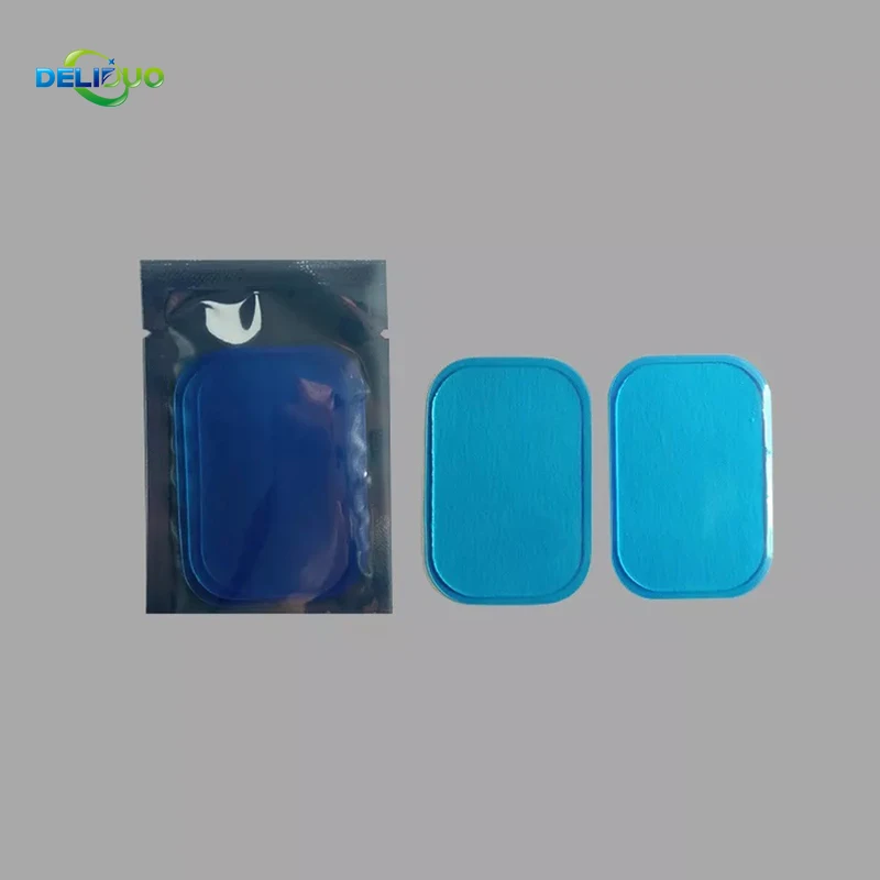 Manufacturers EMS Gel Pads For Stimulator Replacement Reusable Gel Pad ABS Trainer EMS Abs Adhesive Gel Pads