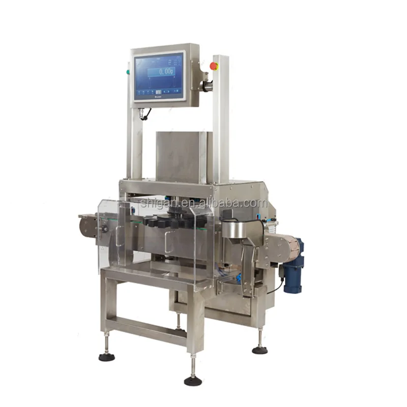 Industrial high accuracy rotary check weigher machine for bottles capsules