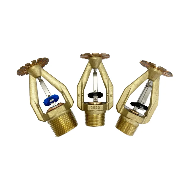 Fire Fighting Pipes Quick Response 3mm 5mm Glass Upright Pendent Sidewall Sprinkler System Equipment Accessory