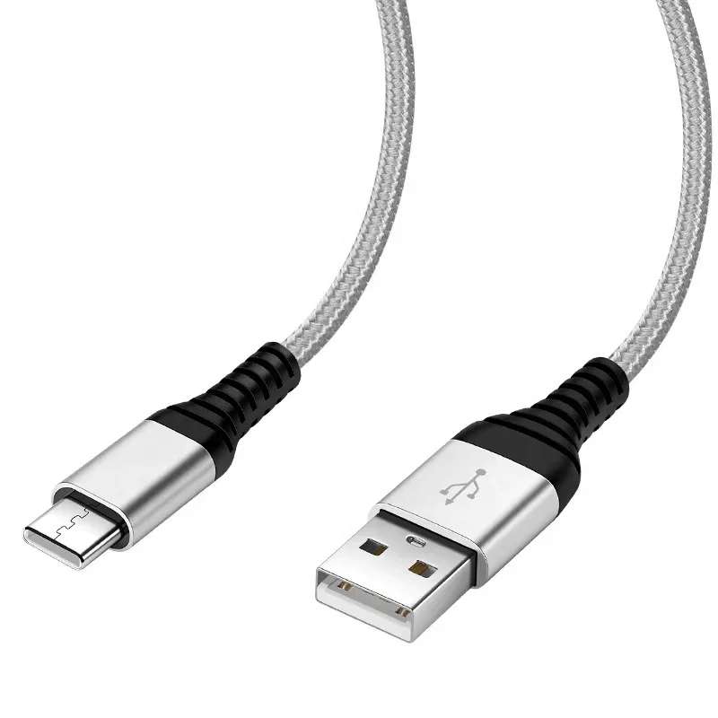 High quality cable usb nylon usb charging cable 4 in 1 multi charger 3m braided 3 m charger cords