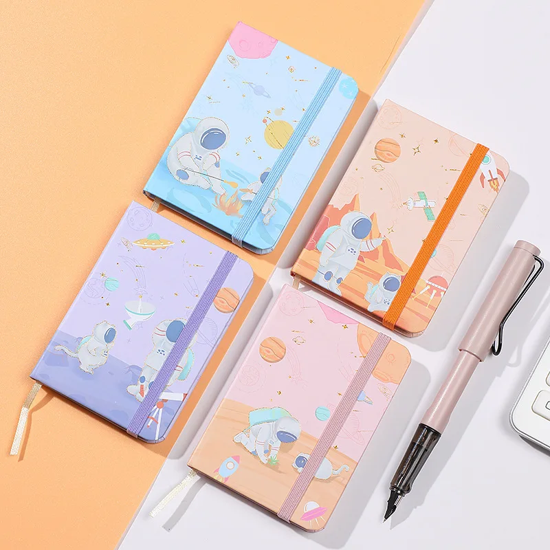 Cute cartoon student girl notebook and A6/A7 mini  hand  accounting notebook