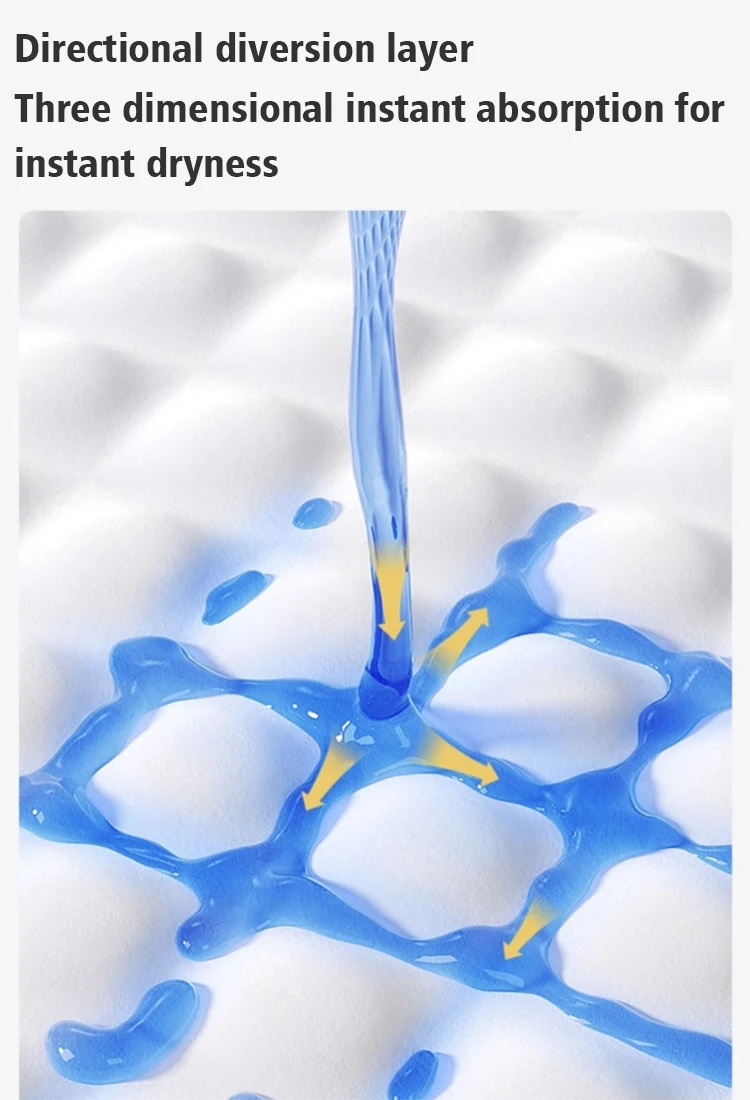 Disposable care pad for baby urine separator, waterproof summer baby paper diaper pad, newborn urine pad