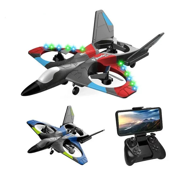 4DRC V27 EPP Foam Plane Glider RC Plane Remote Control RC Airplane 2.4G Fighter Hobby Airplane with Camera Helicopter Kids