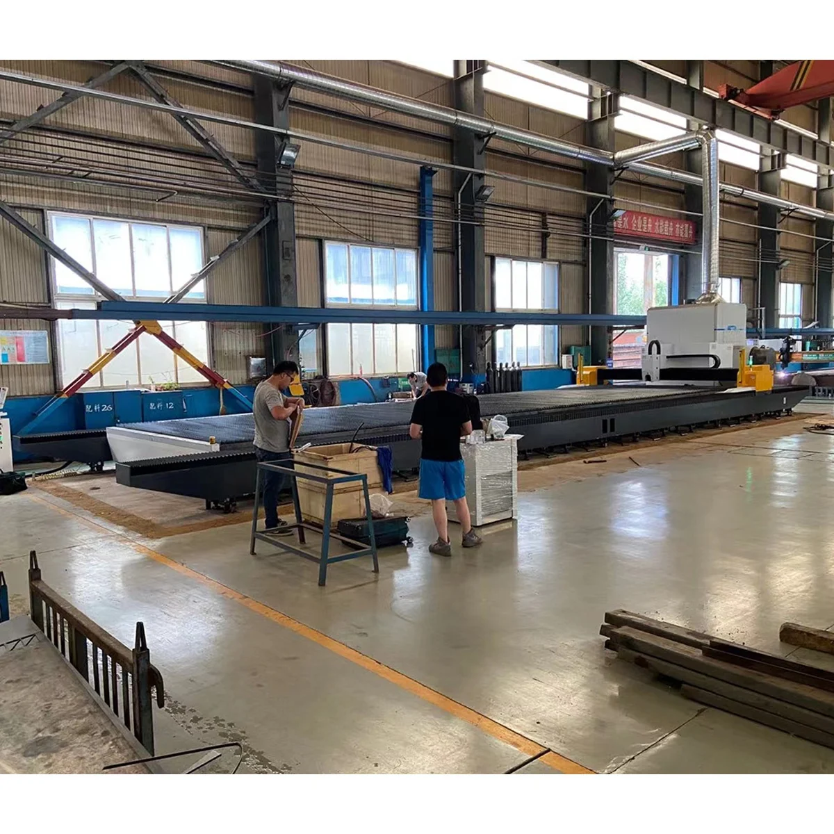 15KW 20KW 30000W Ultra-high Power IPG CNC Bevel Cutting Large Format Fiber Laser Cutting Machine Price