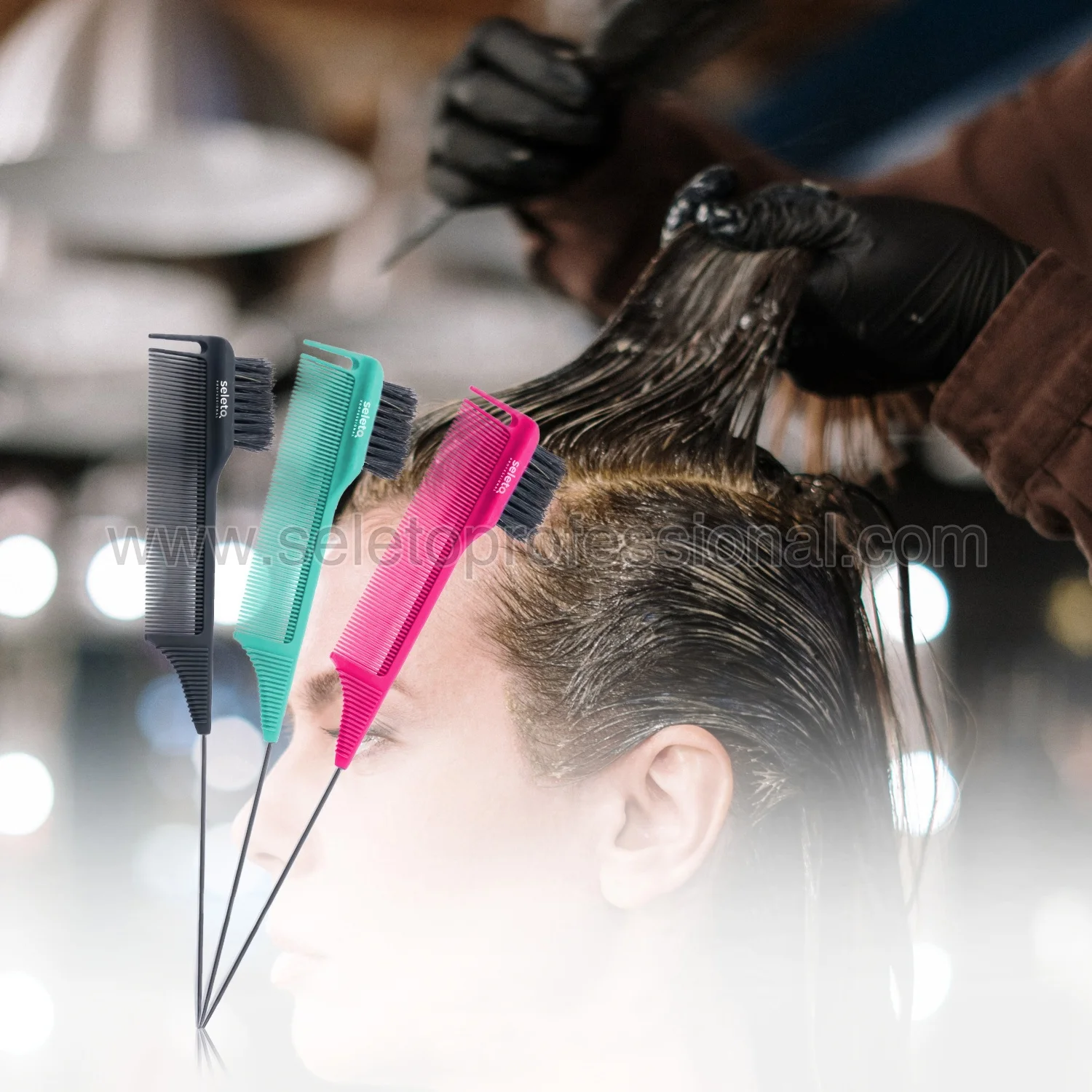 3 в 1 Край Расческа Щетка контрольные края младенца волосы расческой крыса из нержавеющей стали Расческа Щетка по индивидуальному заказу
