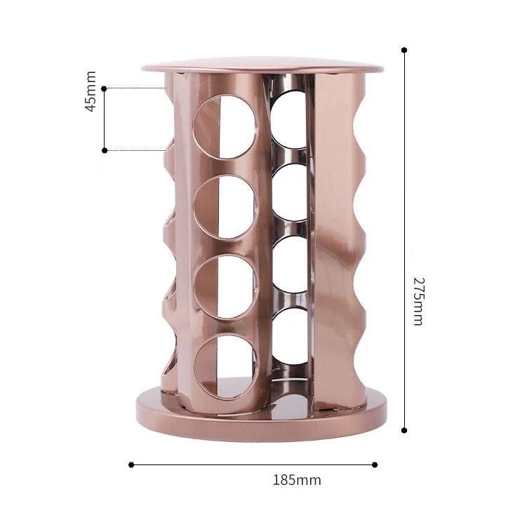 Kitchen Spice Rack Spice Pots Glass Seasoning Box Storage Container Condiment Jars Spice Racks Set