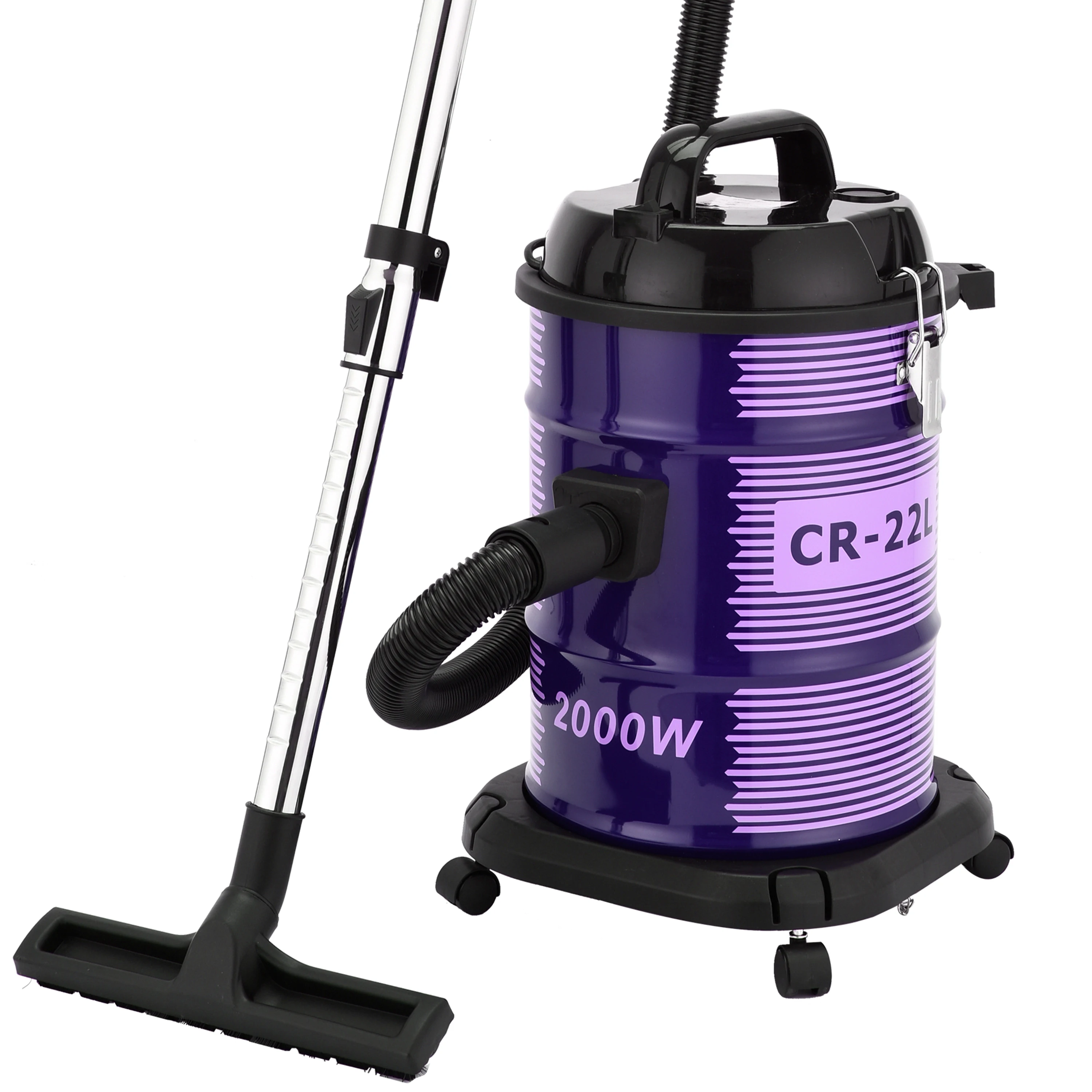 Factory Custom Multifunctional Industrial Household Stainless Steel Bucket Vacuum Cleaner With Free Accessories