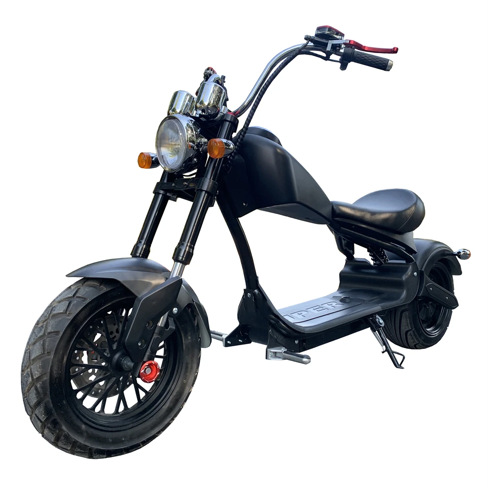 European Warehouse Fat Tire Two Big Wheels off Road ATV Scooter Front Rear Double Shock 60V 20AH 2000W