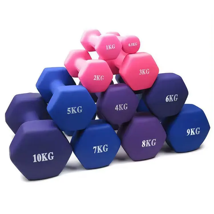 Basics easy grip workout dumbbell neoprene coated d ring neoprene dumbbell neoprene dumbbell set