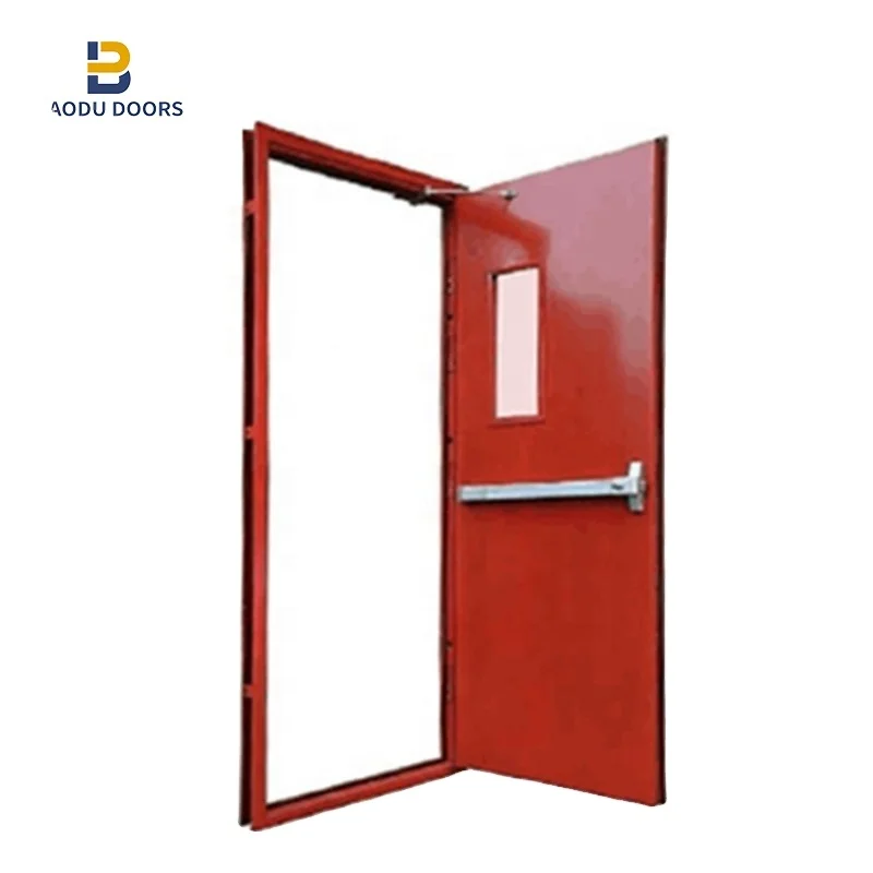 Simple Plat Design Fireproof Emergency Safety Door