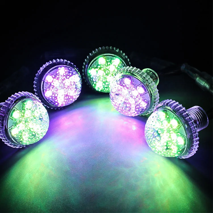 Trade Assurance Smar RGB full color Pixel Light Source GS8206 35mm 9leds Pixel Led Point Lights