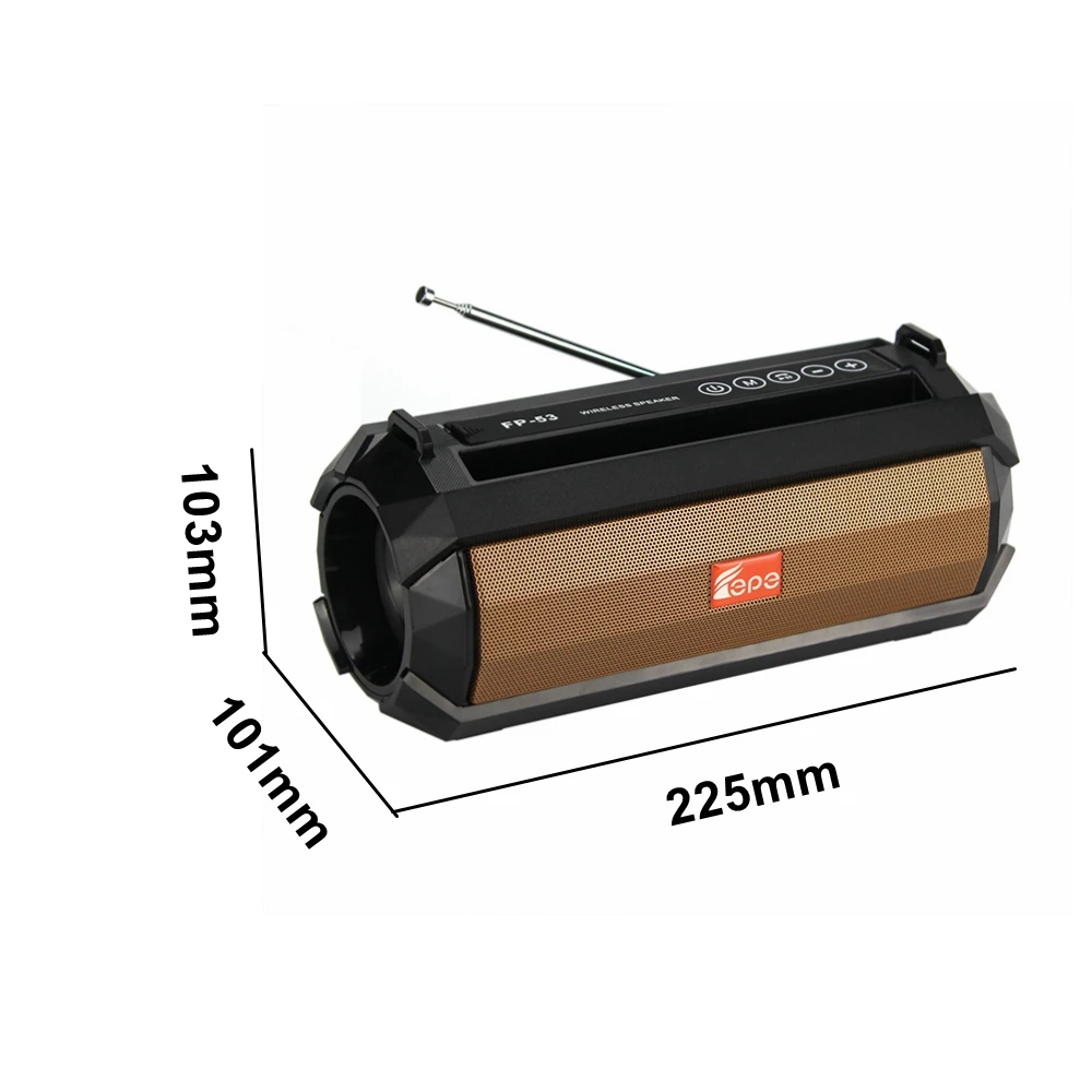  2020 маленький беспроводной динамик Портативный fm-радио USB TF AUX mp3 радио
