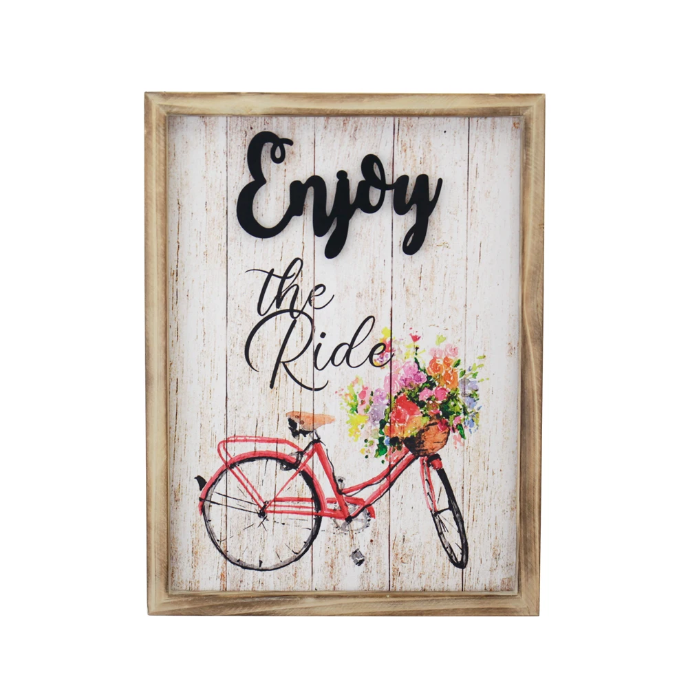 XINGCHENG хит продаж, дизайн для велосипедной цветочной живописи с деревянной рамкой, Декоративная Гостиная для продажи, 3d холс