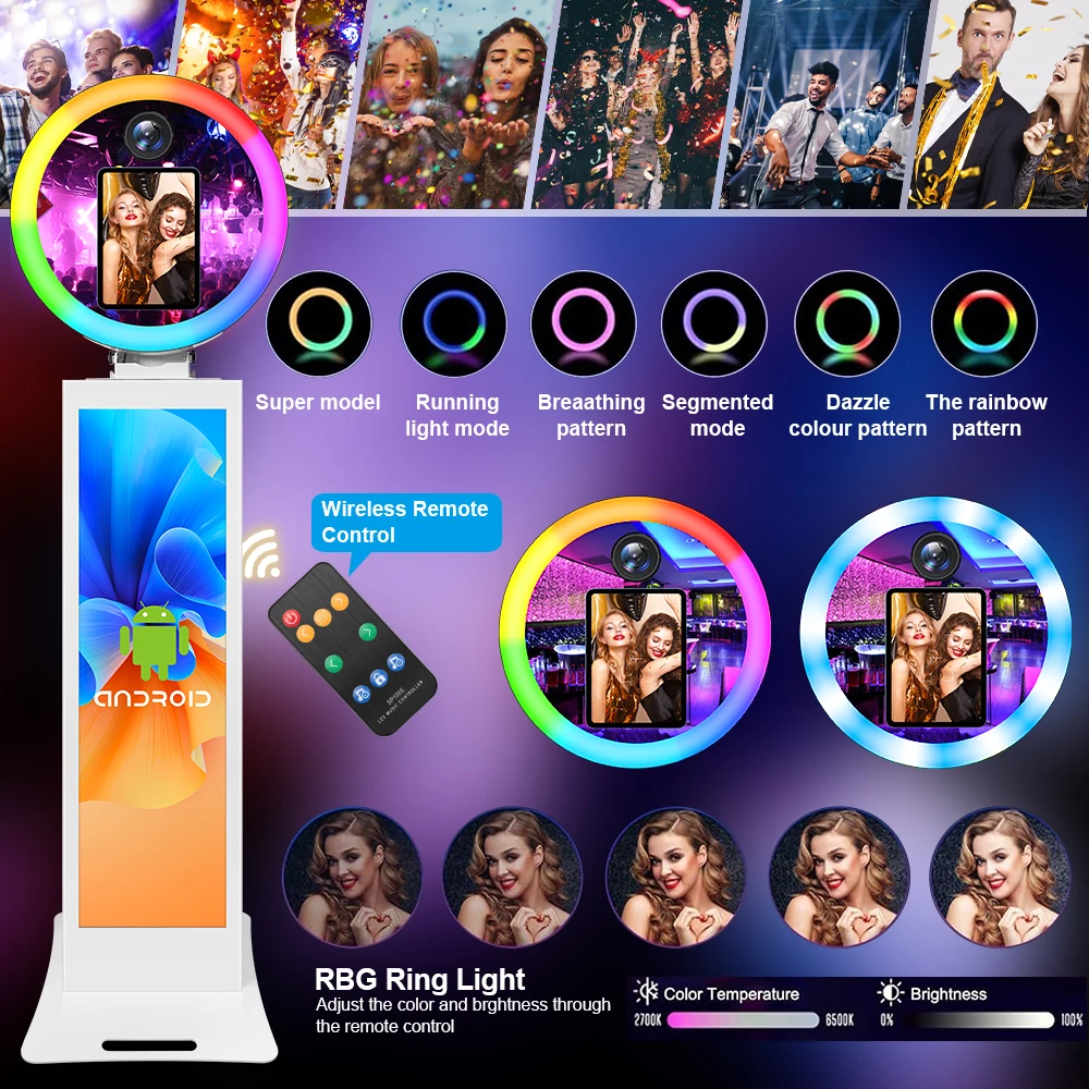 9.7 10.2 10.5Sinch Portable Magic Mirror PhotoBooth Machine Party Supplies for WeddingEvents DSLR & lpad Compatible PhotoBooth