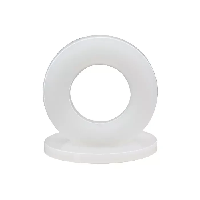 Custom plastic plain gaske/flat rounded nylon washers M4
