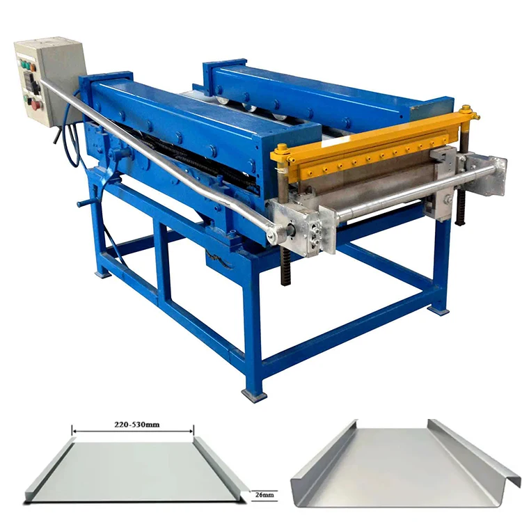 Klip-Lock Snap-Lock Profile Roll Forming Auto Metal Roof Tile Machine