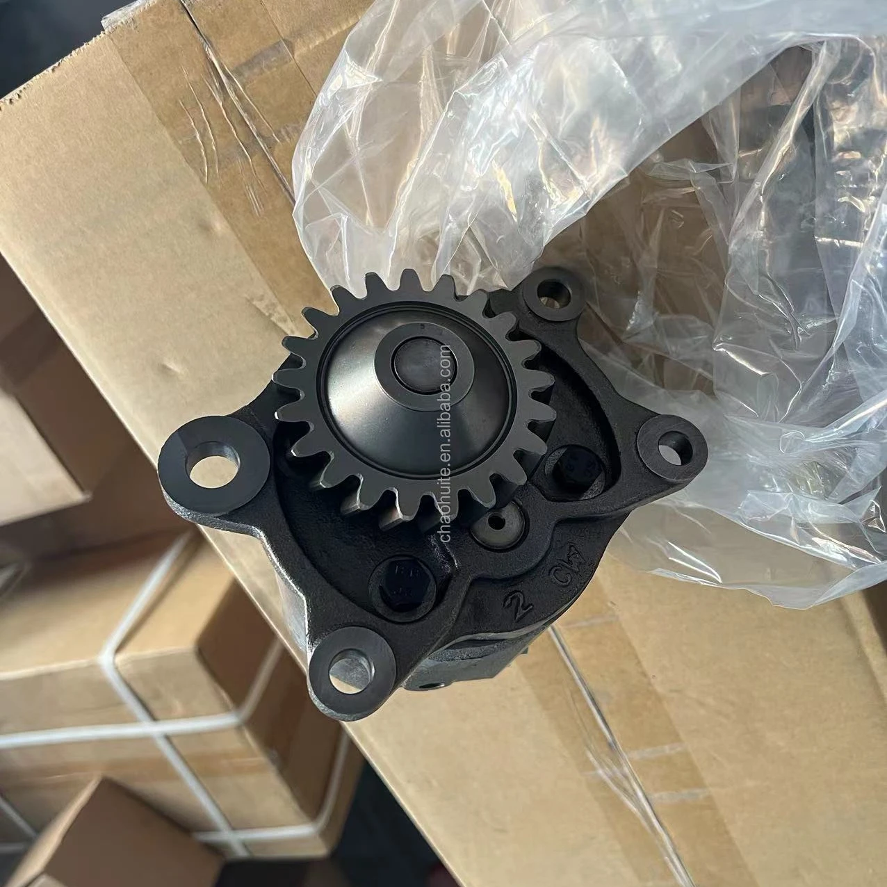Oil Pump S6D125 engine parts 6D125 Oil Pump 6150-51-1004 6150-51-1002 bulldozer D60A-8