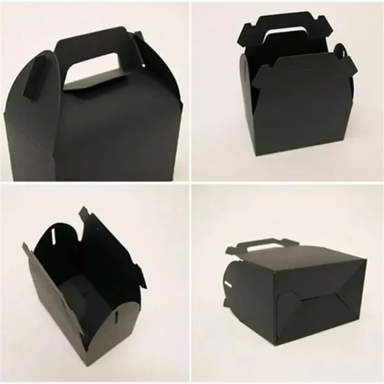 customized banana cake box packaging white cardboard cake boxes