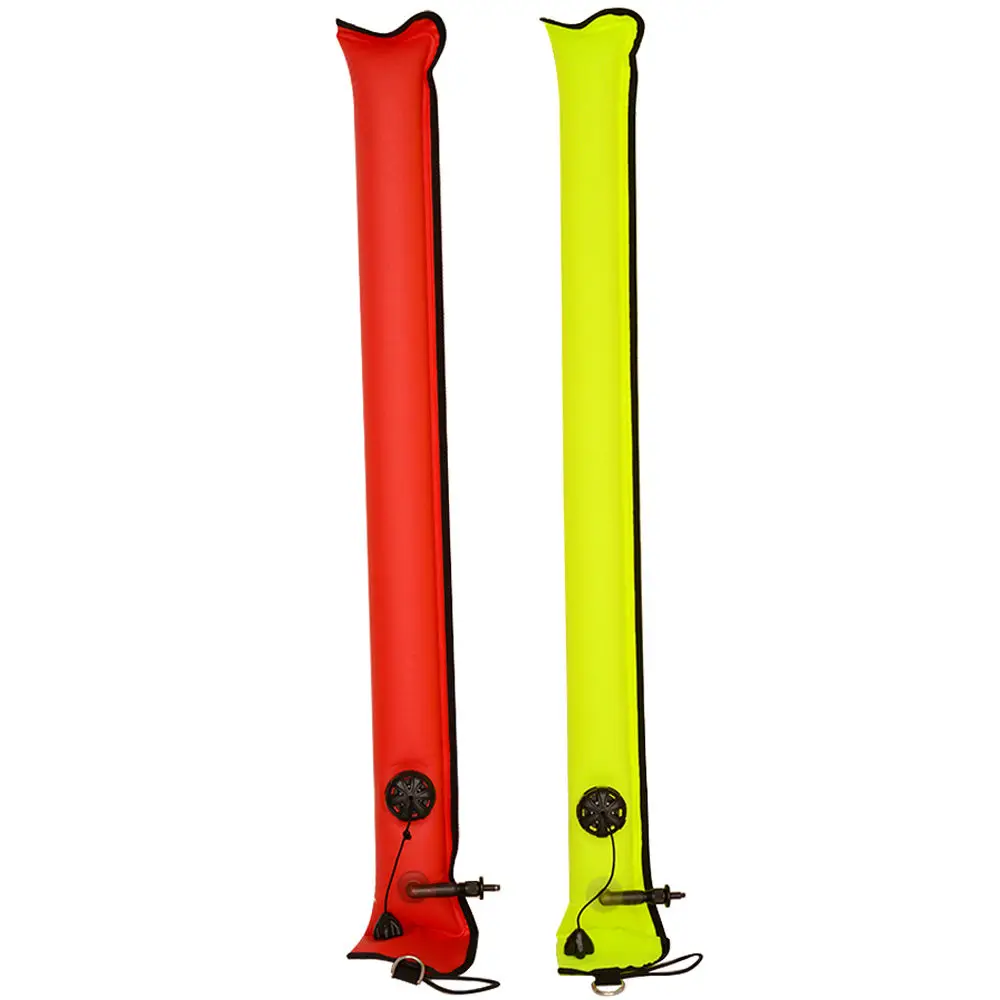 Dive Accessory Surface Marker Buoy, Inflatable Diving SMB Surface Signal Marker Buoy With Reflective Strip & Dive Flag ForDiving