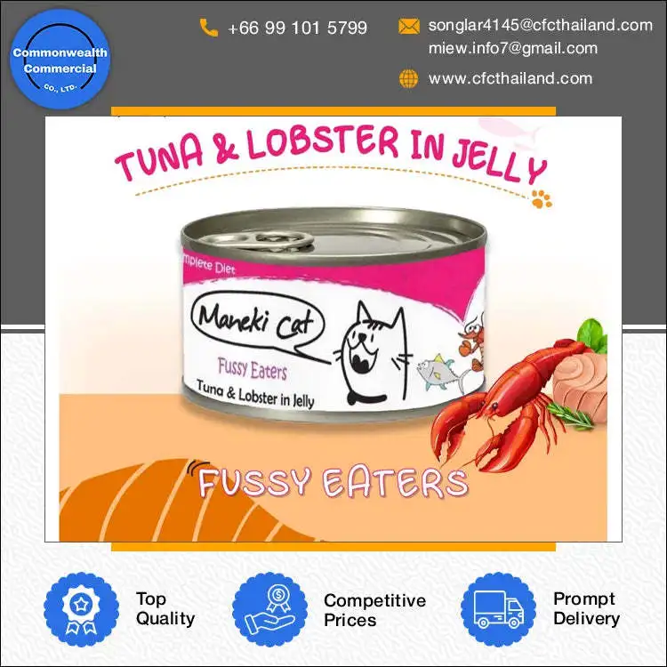 Factory Direct Price Top Quality Top Grade Cat Kitten Food Dry Tuna Salmon in Jelly Flavors Wide Range Exported Product for Sale