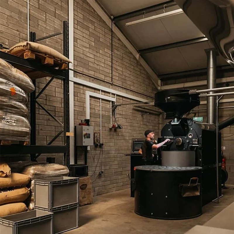 200kg-coffee-roaster 100% Arabica Roasted s Yoshan 6 Kilo Gold Toaster With Maker Tostadora De Cafe 500 Kg Gasoil Coffee Roaster