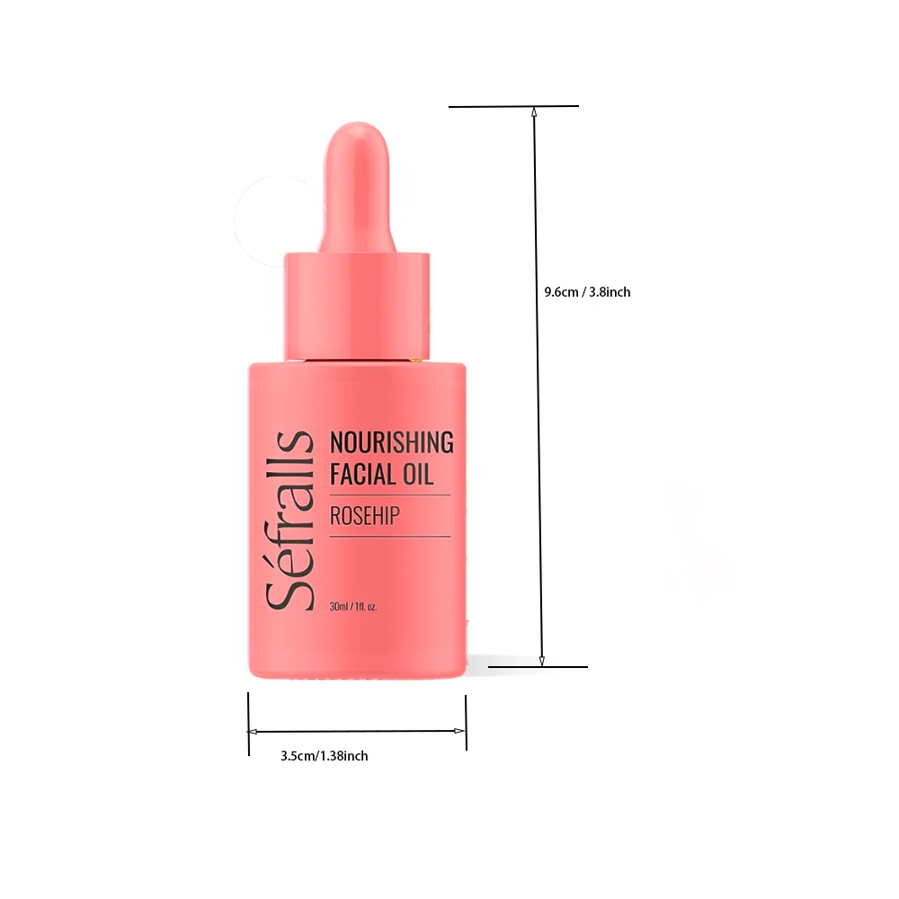 Rosehip Facial Essence Oil Soothing Plant Extract ODMOEM Essence Oil Firming Skin Custom Facial Massage oil