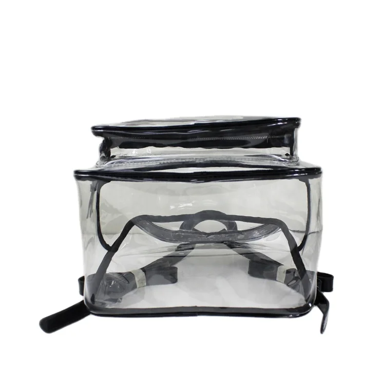 kids clear backpack transparent pvc backpack small clear plastic backpack stadium approved