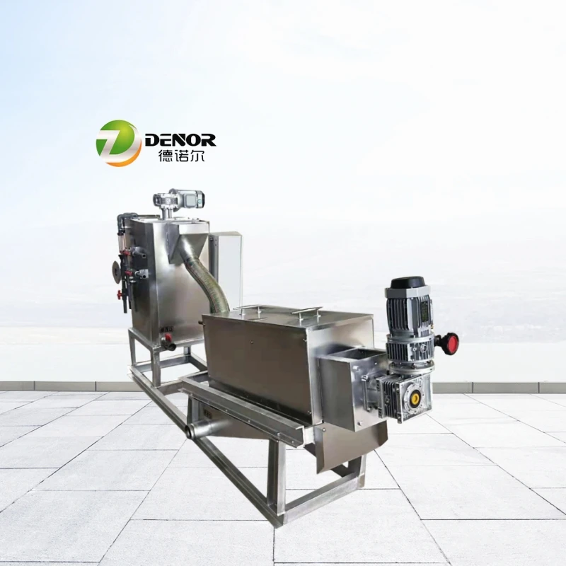 Horizontal Continuous Sludge Dewatering Industrial Screw Centrifugal Dehydrator