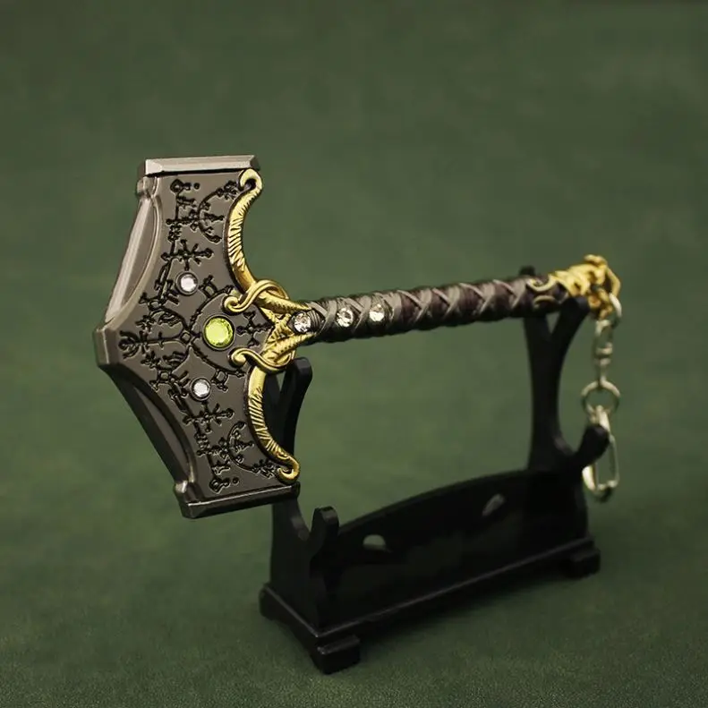 Game Accessory Kratos Blades Chaos Anime Sword Car God Of War Keychain Graduation Gift For Boys Fashion Gift Metal Axe