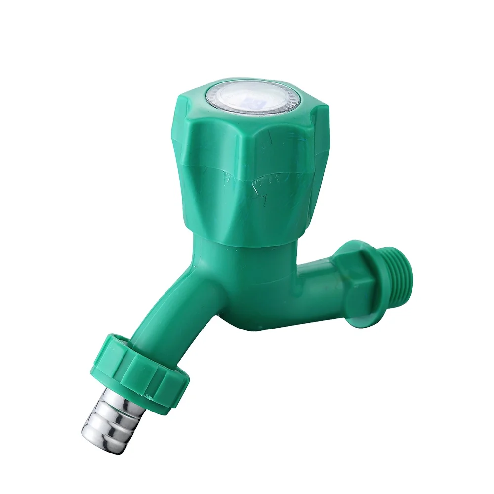 Supplier Single Handle Wall Mounted Plastic Sink Faucet Tap Chinese Basin Faucets Bathroom Single Hole Quick Open Bibcock