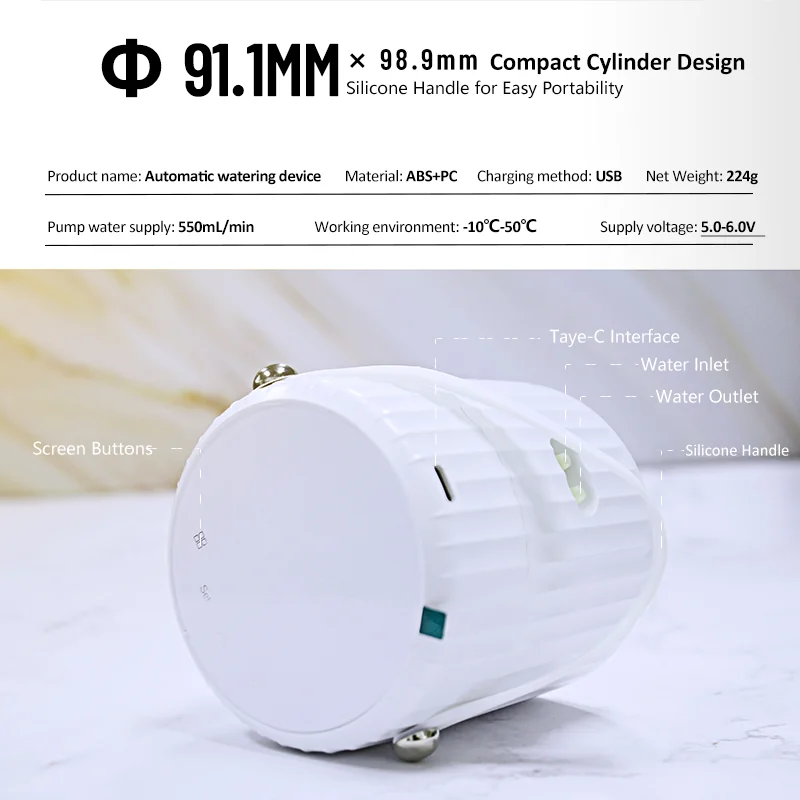 Becasmart BAF-808 Tuya Automatic Micro Smart Wifi Intelligent Drip Irrigation Kit Indoor Plant Self Watering Timer Device System