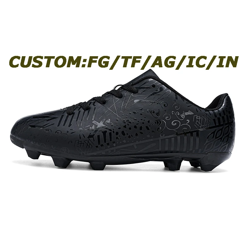 Design Shoes Factory Custom Sneakers Futbol American Men Turf Outdoor Football Shoes Chuteira Futsal Indoor Soccer Shoes For Men
