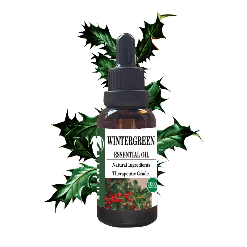 Wintergreen Essential Oil by Essential - Premium Grade 100% Undiluted Essential Oil