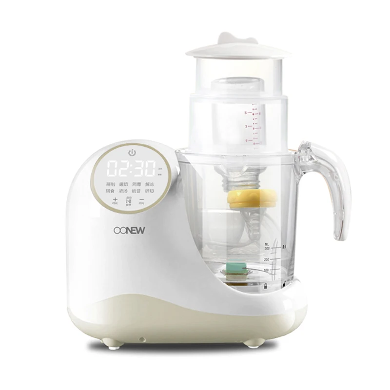 Electric Multifunctional 700w 5 In 1 Multifunction 1000ml Electric Baby Blender Food Processor Rice Paste Mini Slap Chopper Blender And Steamer