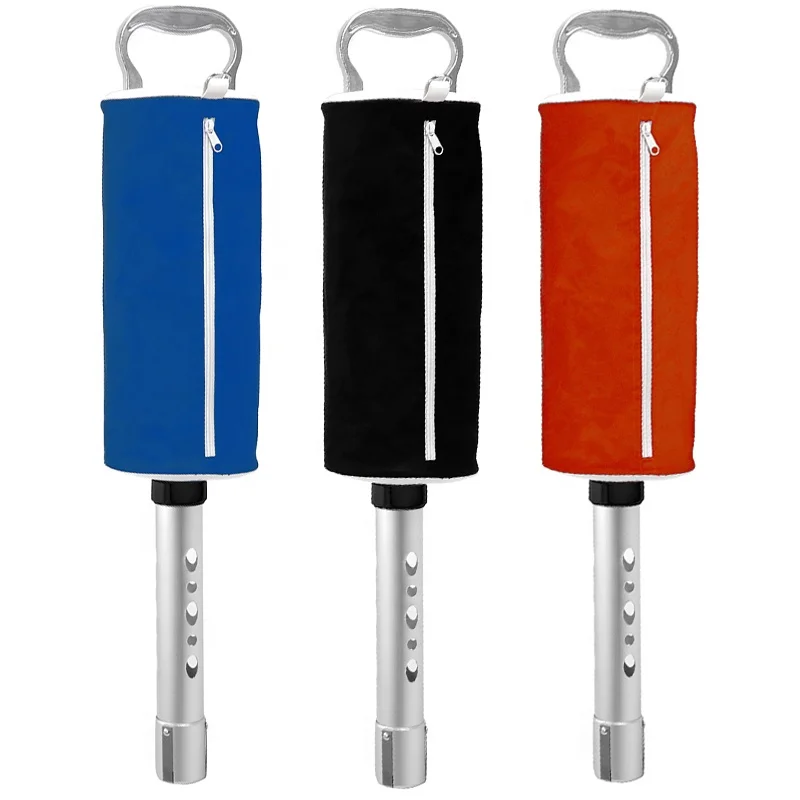 High Quality Golf Balls Retriever Portable Shag Bag Golf Ball Pick Up Tool With Aluminum Handle And Frame Holds Up To 70 Balls