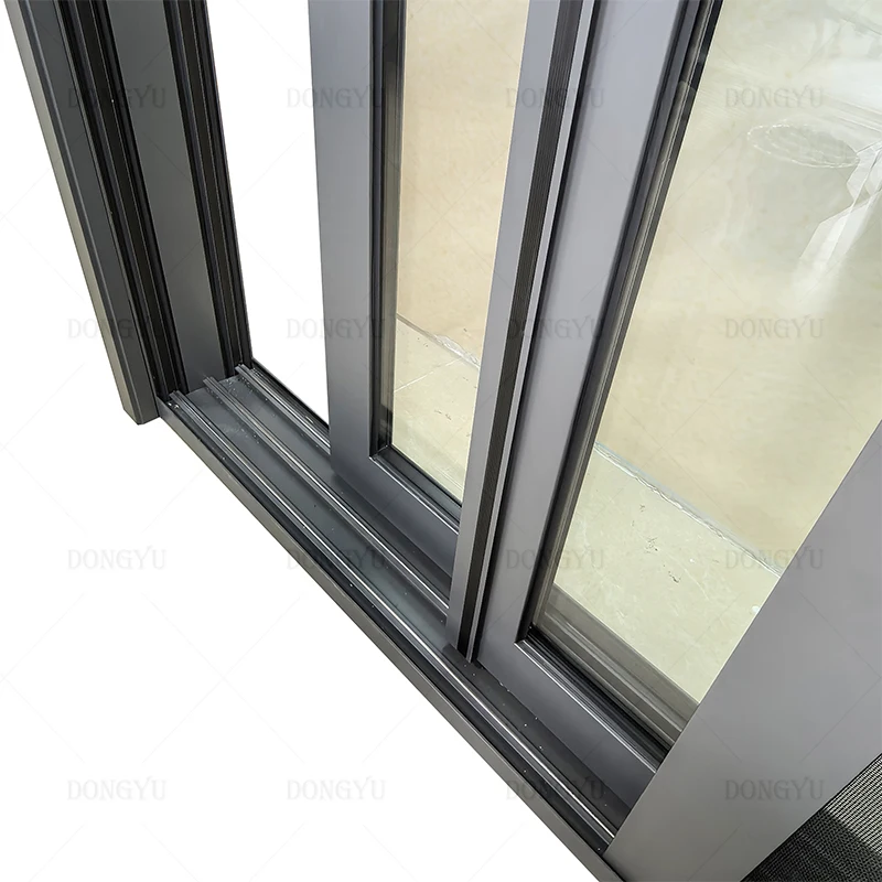 Wellington High Quality Glass Aluminum Lift Sliding Door AS2047 Standard thermal break triple glazed aluminum casement windows
