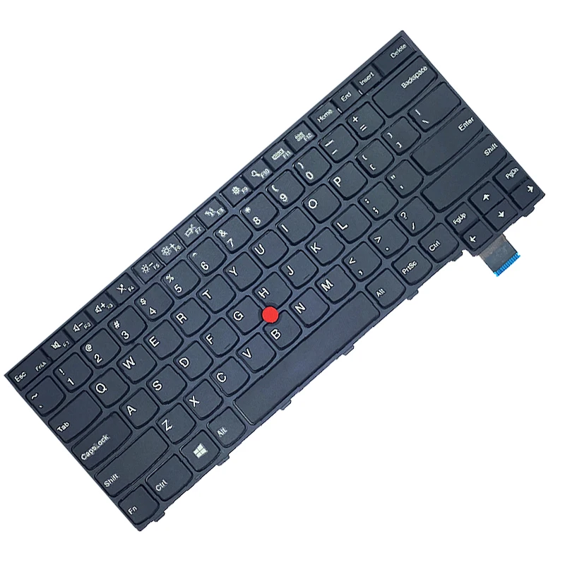 New Original US English Keyboard for Lenovo Thinkpad T460S S2 13 S2 2nd 13 2nd No Backlit Teclado 00PA411 00PA493 SN20H42323