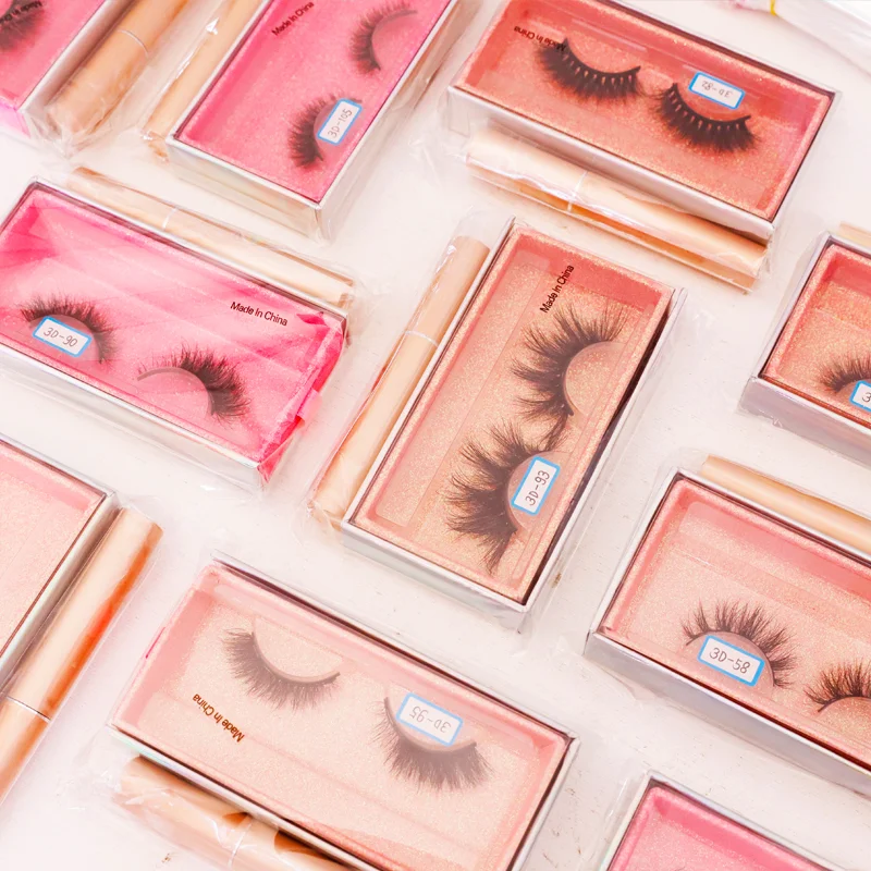 Оптовая продажа норковые накладные Магнитная ресницы с подводка для глаз 3d естественный Магнитный подводка для глаз и ресниц комплект