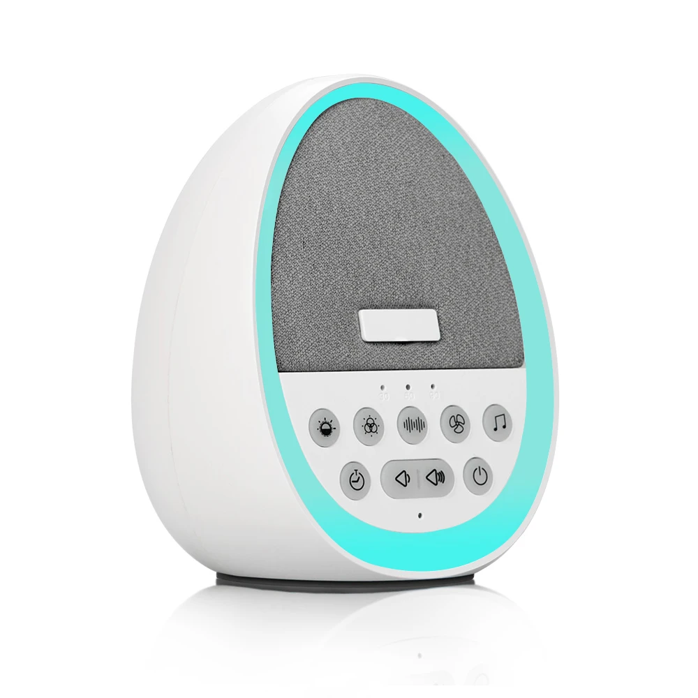 29 Soothing Sounds 8 Color Adjustable Night Light Kids Sleep Aiding Sound Machine White Noise Machine
