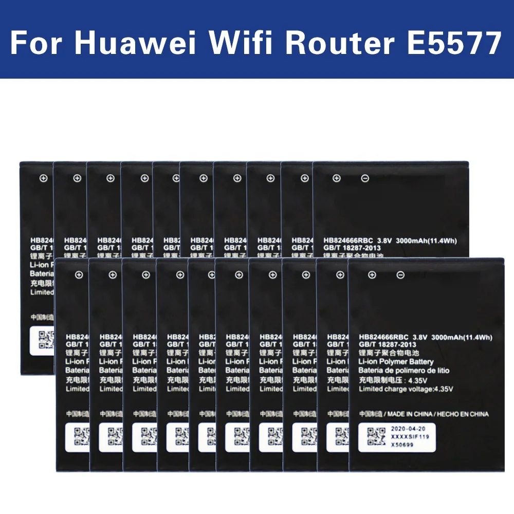 Аккумулятор HB824666RBC для Wi-Fi маршрутизатора Huawei E5577 E5577Bs-937 сменные литий-ионные батареи мобильного телефона реальная емкость 3000