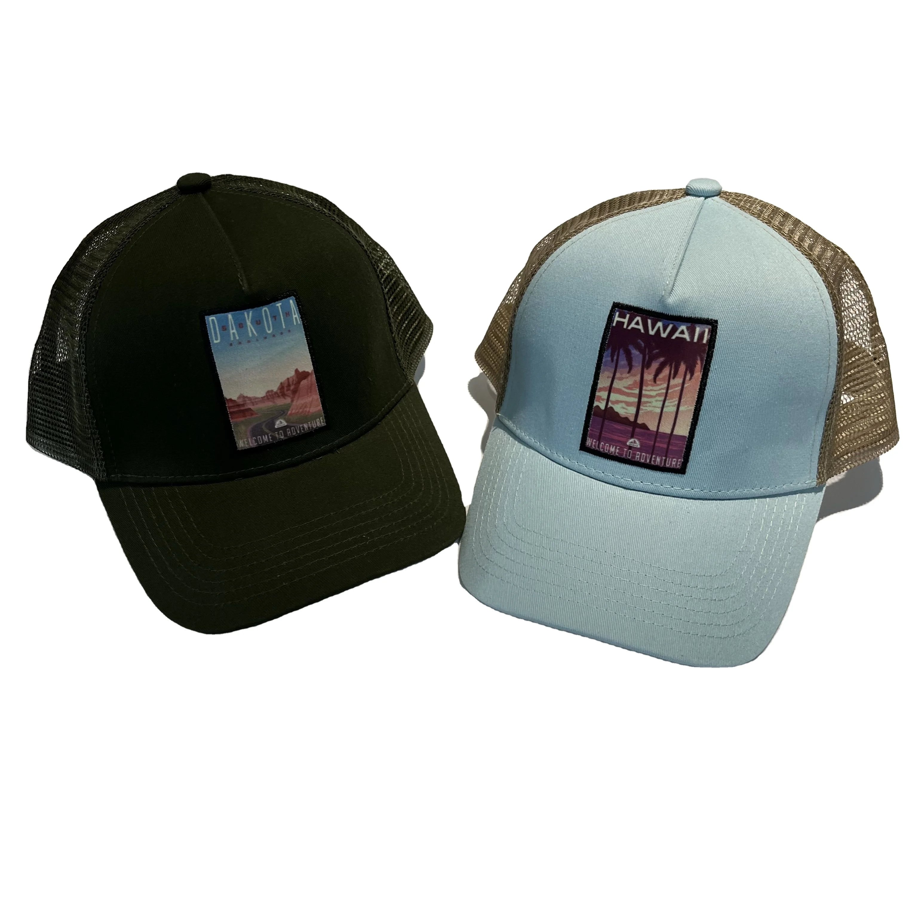 HN0004 unisex gorras sports flat brim 3D embroidery logo custom snapback yupoong mesh otto structured baseball fitted cap hat