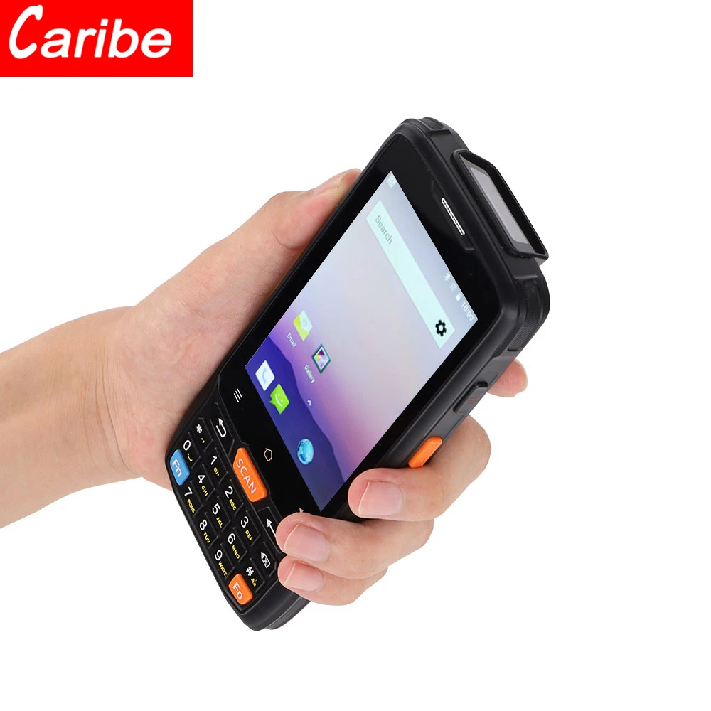 CARIBE PL-40L 2D minde 5600 NFC RFID считыватель штрих-код QR сканер штрих-кода можно крепить любые приспособления: PDA с системой Android 8 0 оперативная память 2 Гб ROM