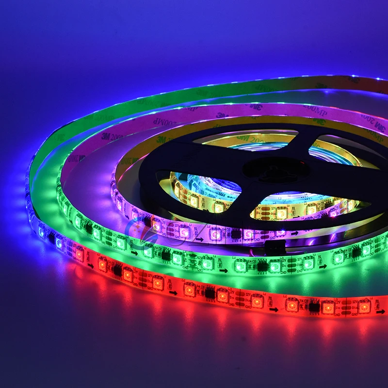 40f Tv Led Backlight Smart Flexible Addressable Tape Rgb Ws2811 Ws2812 Ws2815 12v 24v 5050 Smd Led Strip Lights Car