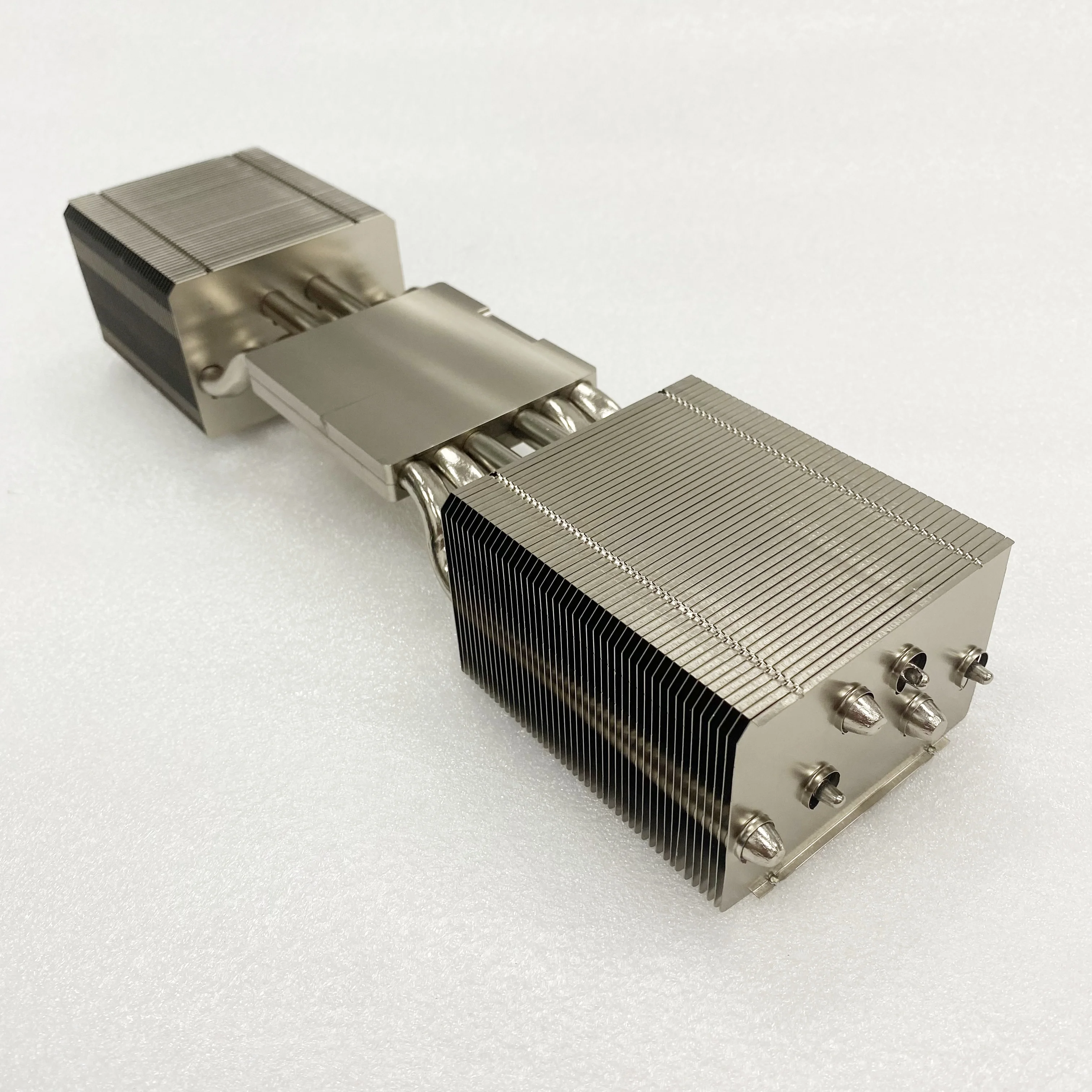 Nickel Plating Aluminum Heatsink with 10mm Heatpipe for Thermoelectric Cooler